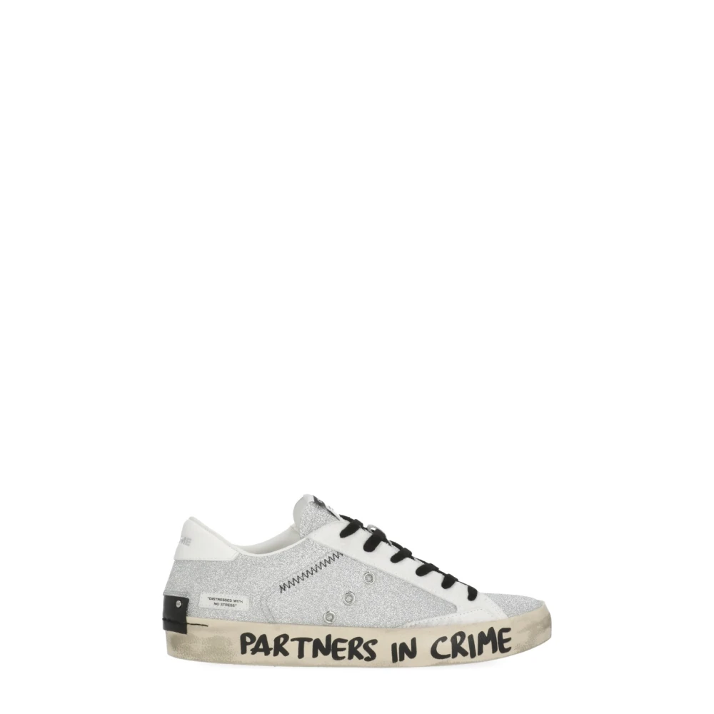 Crime London Distressed Sneakers Dames Schoenen Grijs