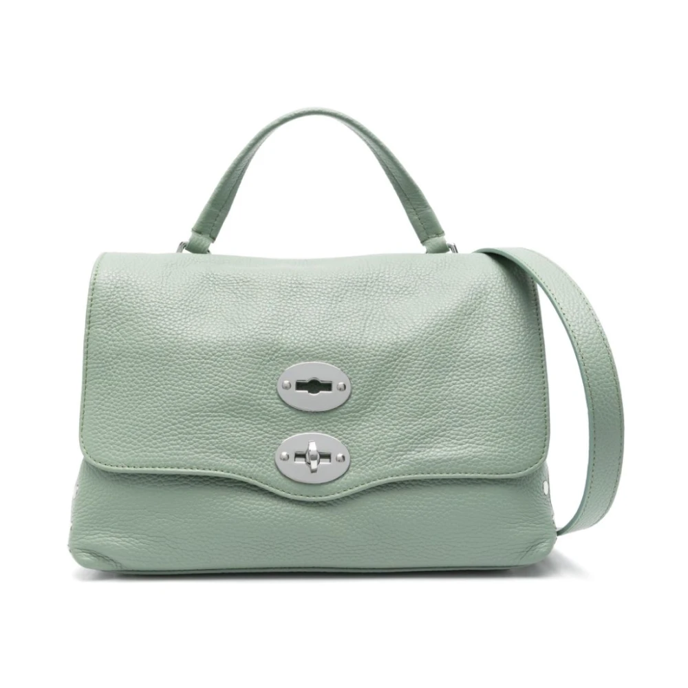 Zanellato Groene Twist-Lock Schoudertas Green Dames