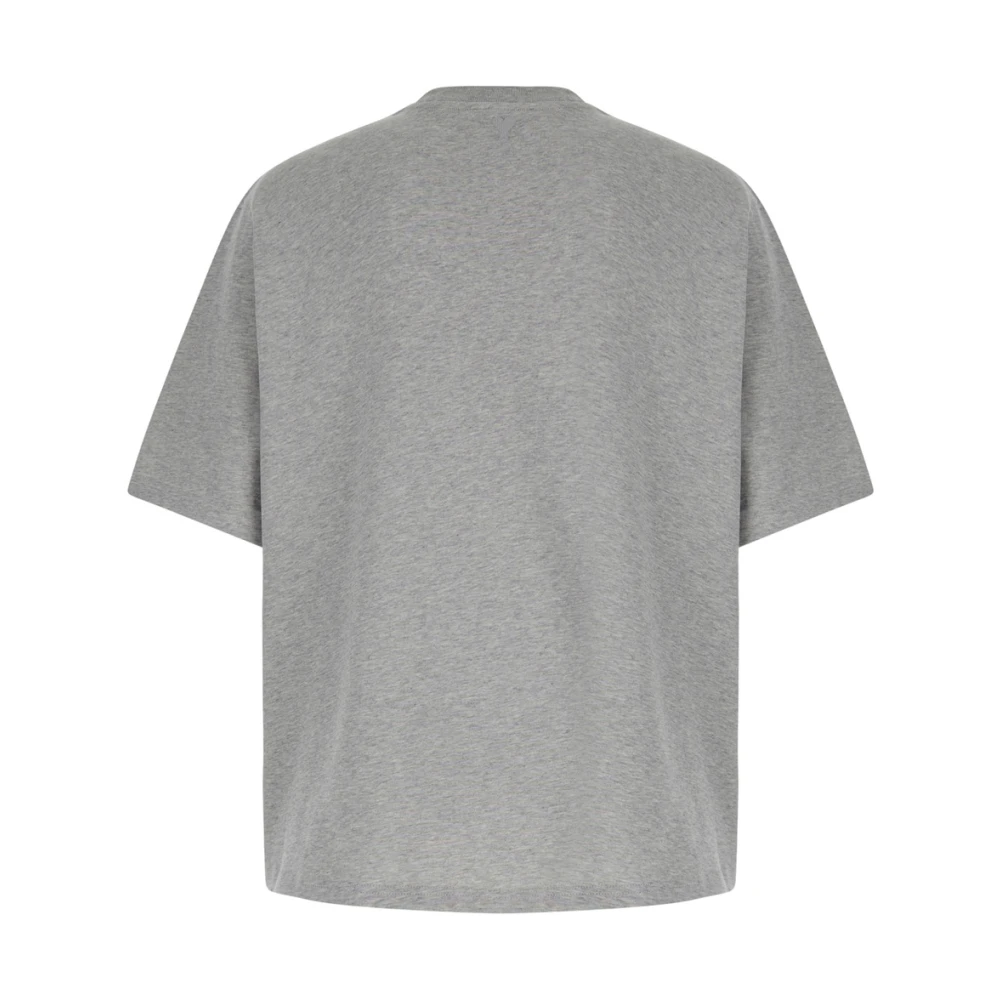 Ami Paris T-Shirts Gray Heren