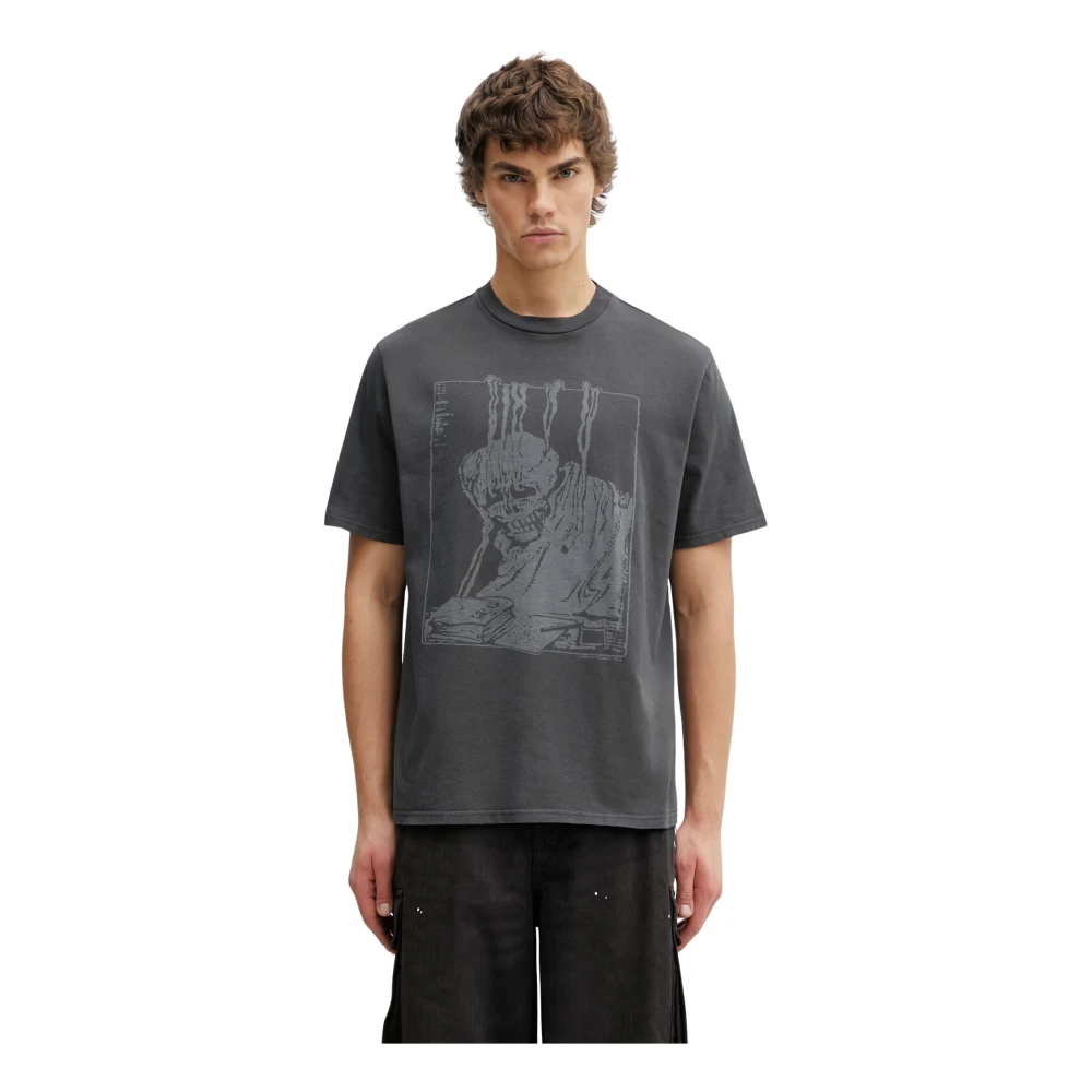 Our Legacy Box T-Shirt - Man T-Shirts Grey Eu - 50 - Immagine 4