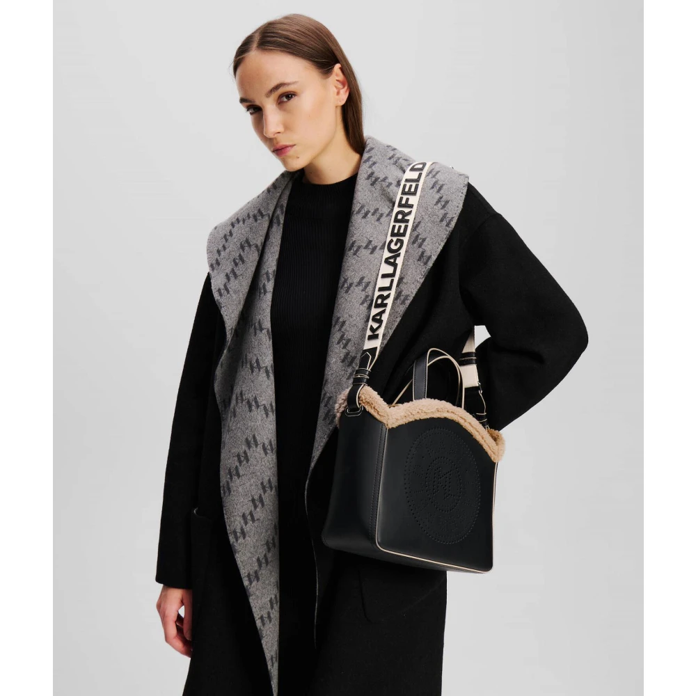 Karl Lagerfeld Hand- en schoudertas Black Dames