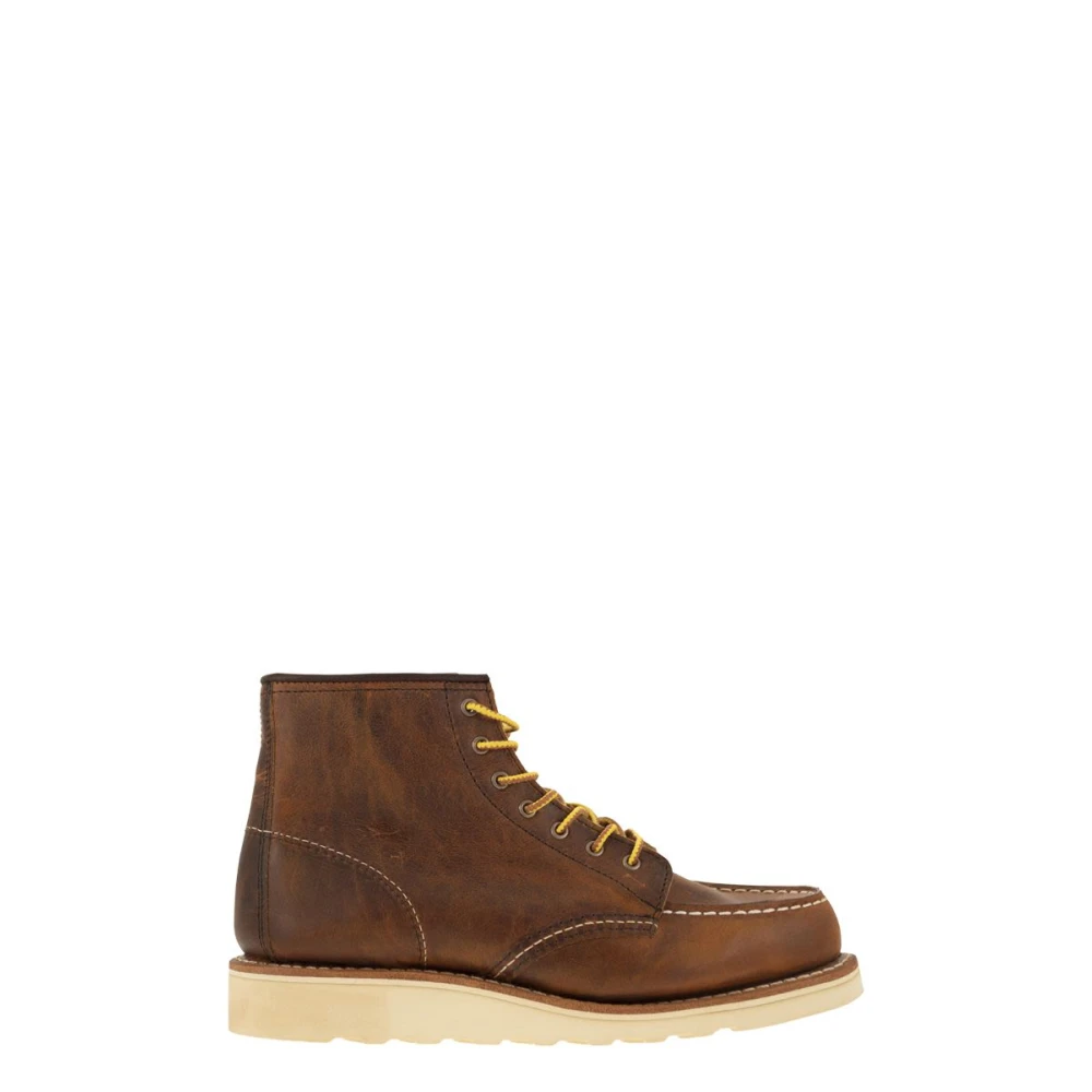 Red Wing Shoes Herr Brun Skor 40 Eu, Läder, 6-Inch Classic Moc