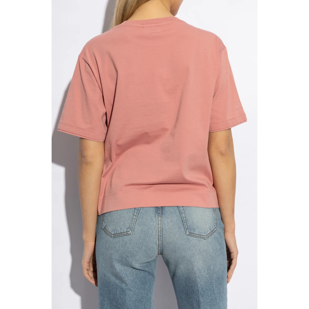 Woolrich T-shirt met print Pink Dames