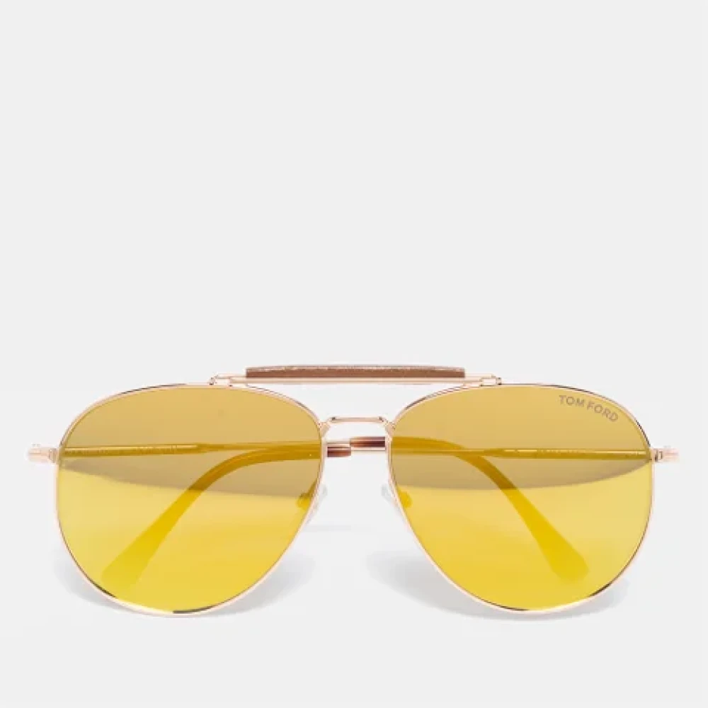 Tom Ford Pre-owned Acetate sunglasses Brown Dames