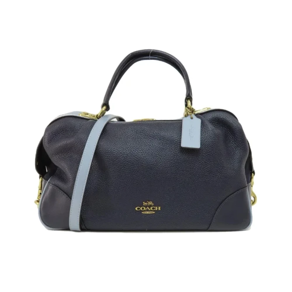 Coach Pre-owned Leather totes Blue Dames