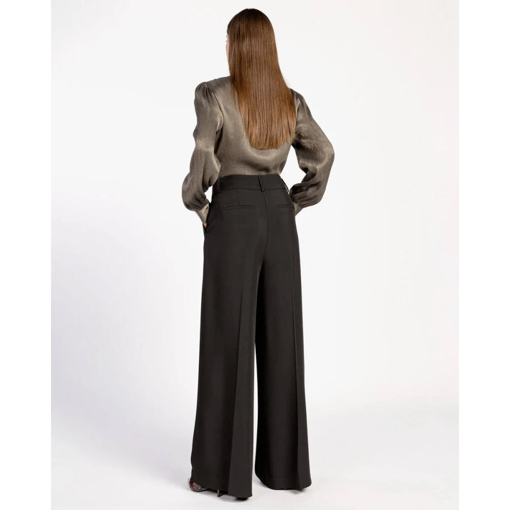 Aaiko Gebelde Broek Nore Stijl Black Dames