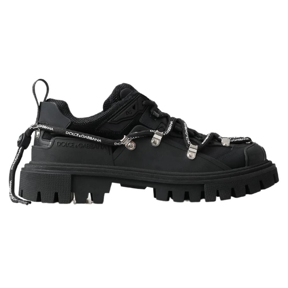 Dolce & Gabbana Men's Black Laced Shoes,, Laced Shoes Size 6 Uk