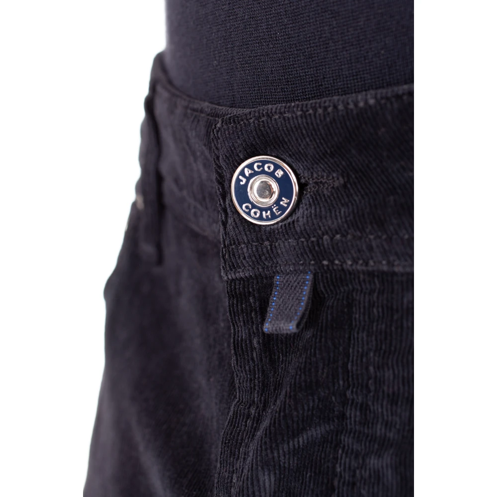 Jacob Cohën Luxe Blauwe 5-Pocket Jeans Blue Heren