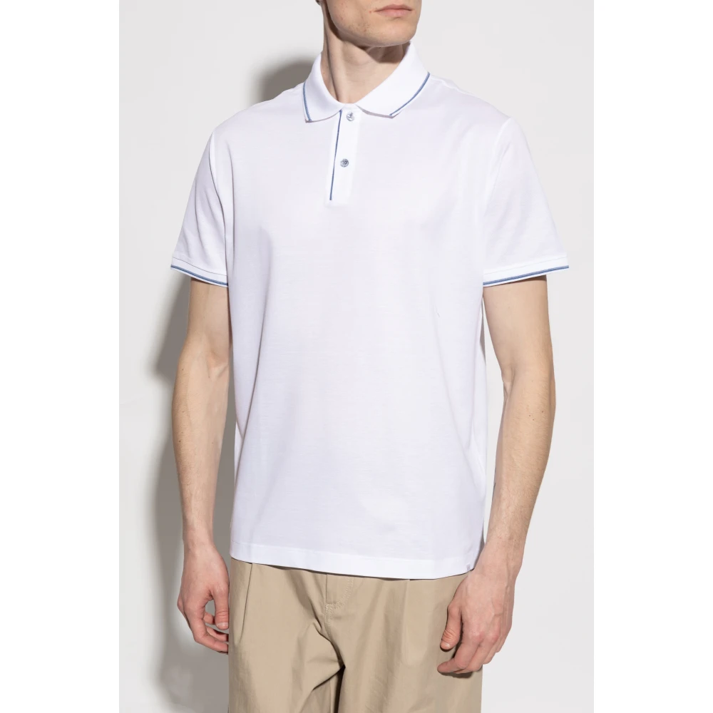PAUL & SHARK Katoenen poloshirt White Heren