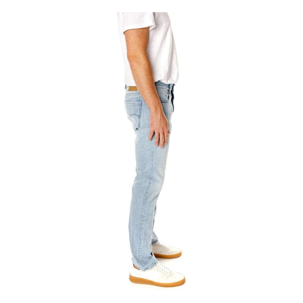 G-Star Straight Fit Mid Waist Jeans Blue Heren