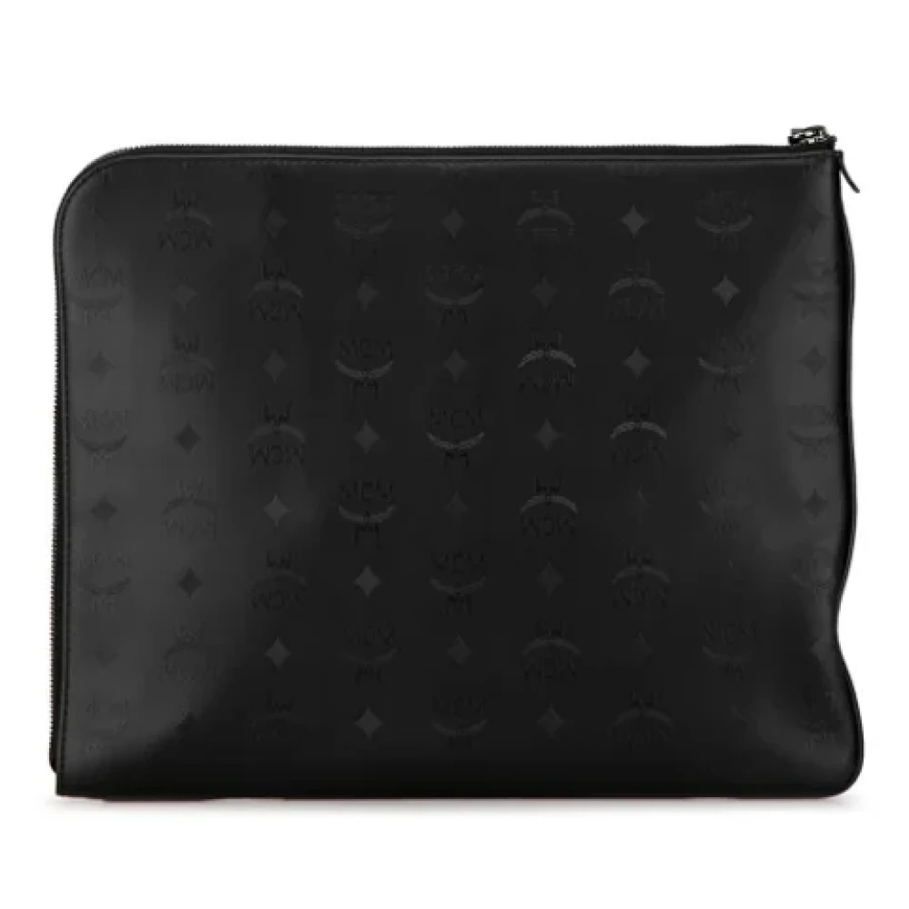 MCM Pre-owned Plastic clutches Black Dames
