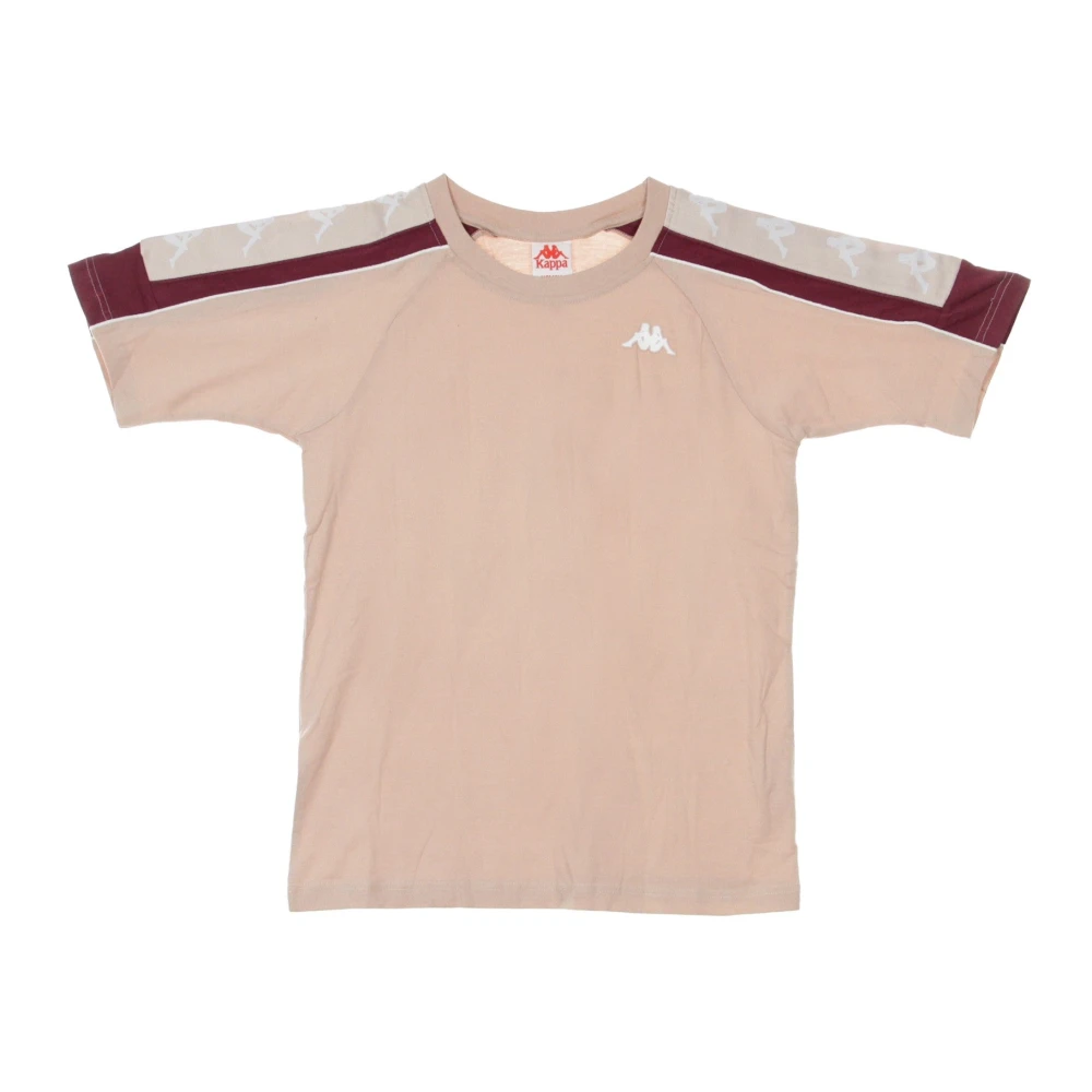 Kappa Rosa Lila Vit Band T-shirt Beige, Herr