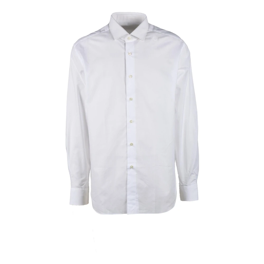 Xacus Katoenen Overhemd White Heren