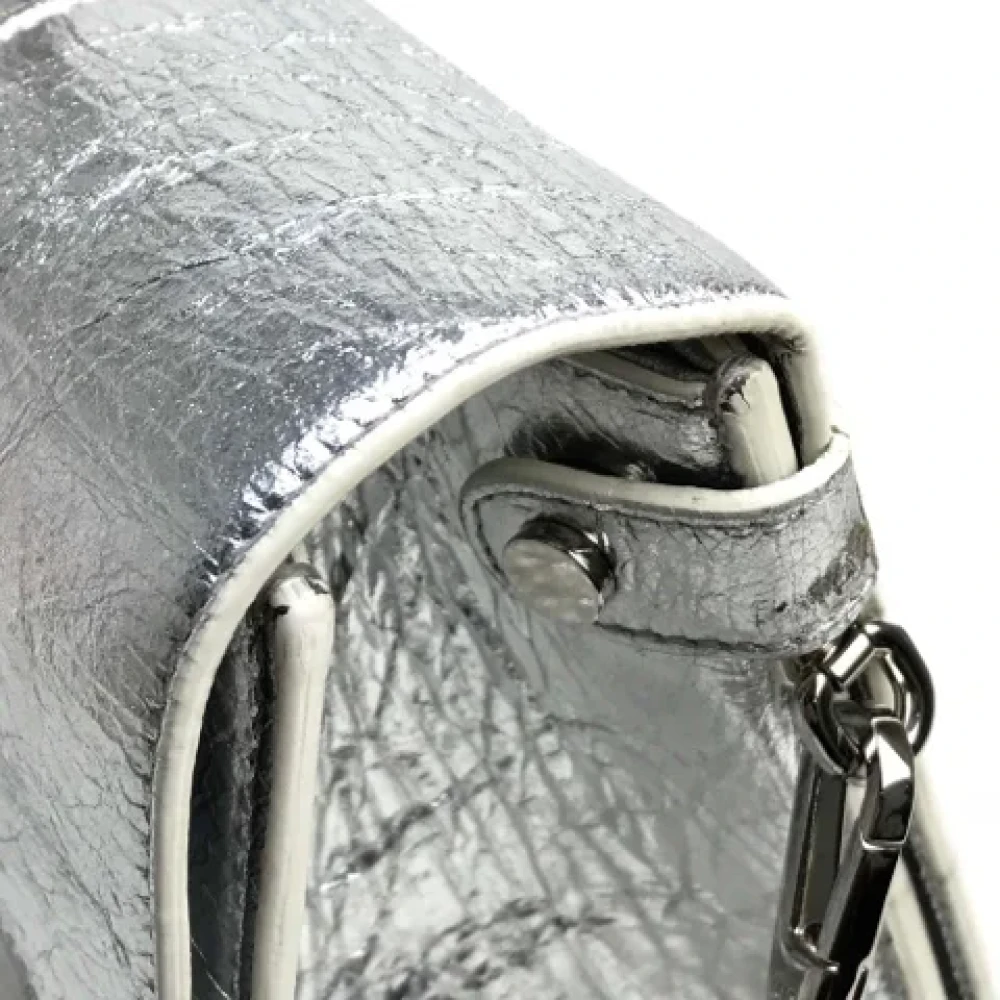 Dior Vintage Pre-owned Leather dior-bags Gray Dames