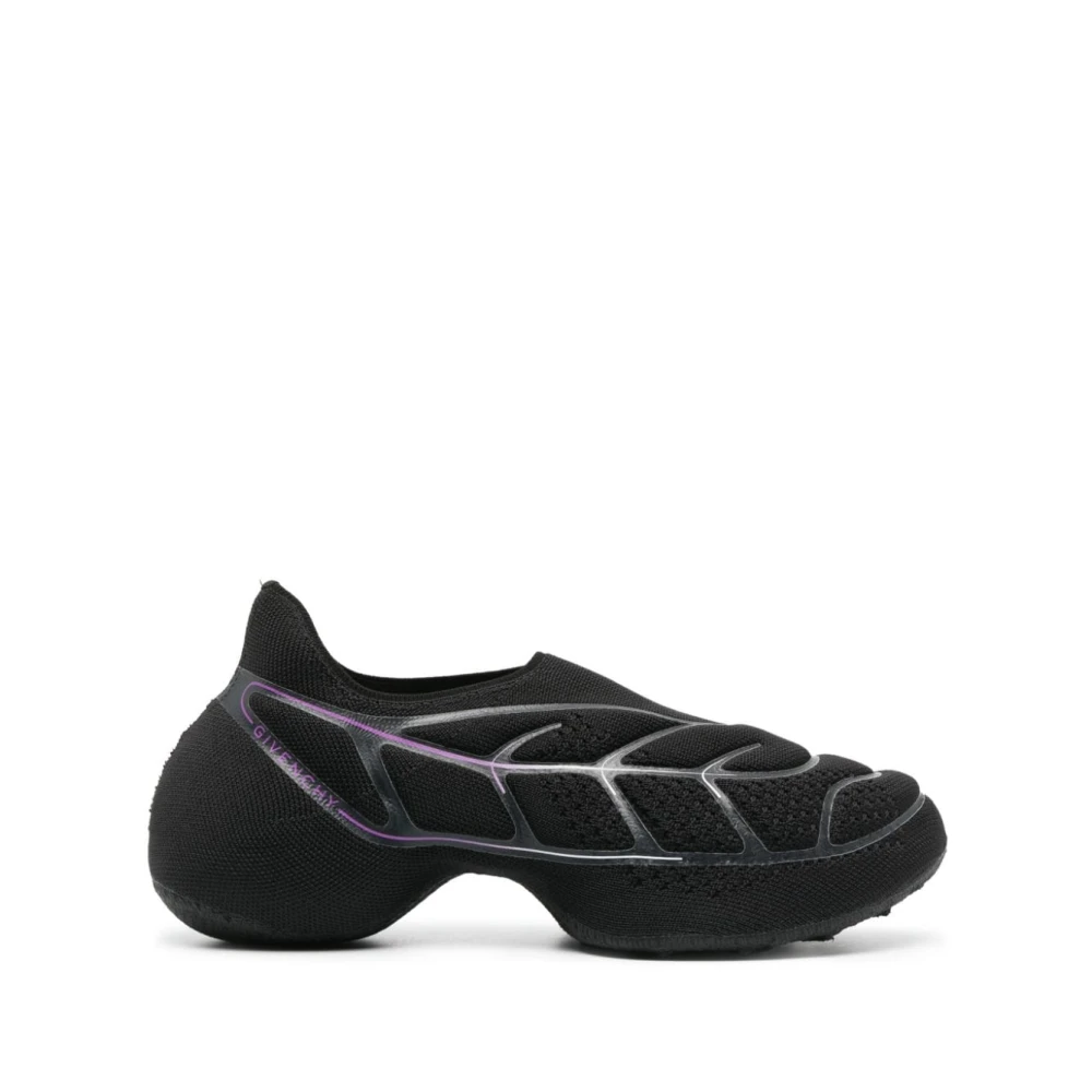 Givenchy Zwarte Mesh Lage Sneakers Dames Schoenen