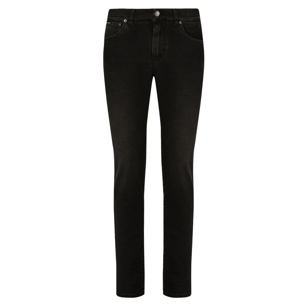 Dolce & Gabbana Men's Black Slim Fit Denim Jeans 3XL