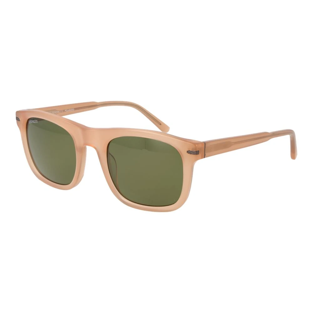Serengeti Men's Beige Square Sunglasses Polarized Photochromatic