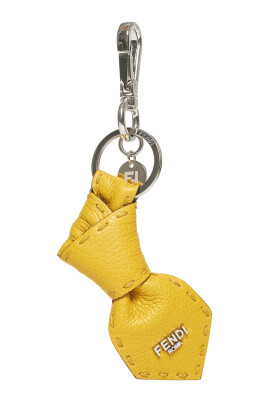 yellow-leather-keychain-with-metal-details