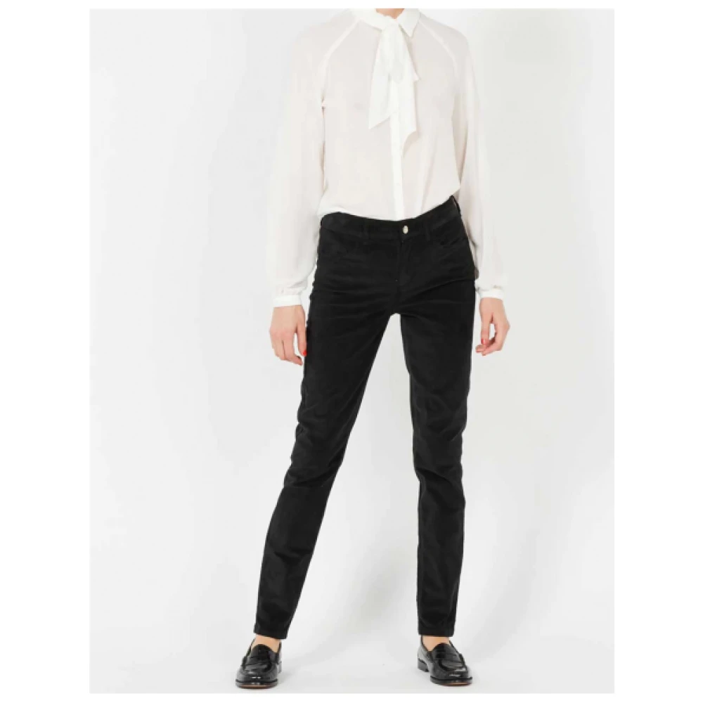 Liu Jo Divine Skinny Jeans in Zwart Katoen Black Dames