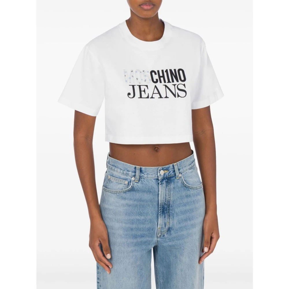 Moschino Witte T-shirts en Polos White Dames