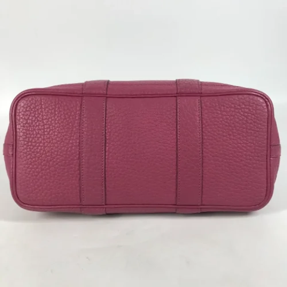 Hermès Vintage Pre-owned Leather totes Purple Dames