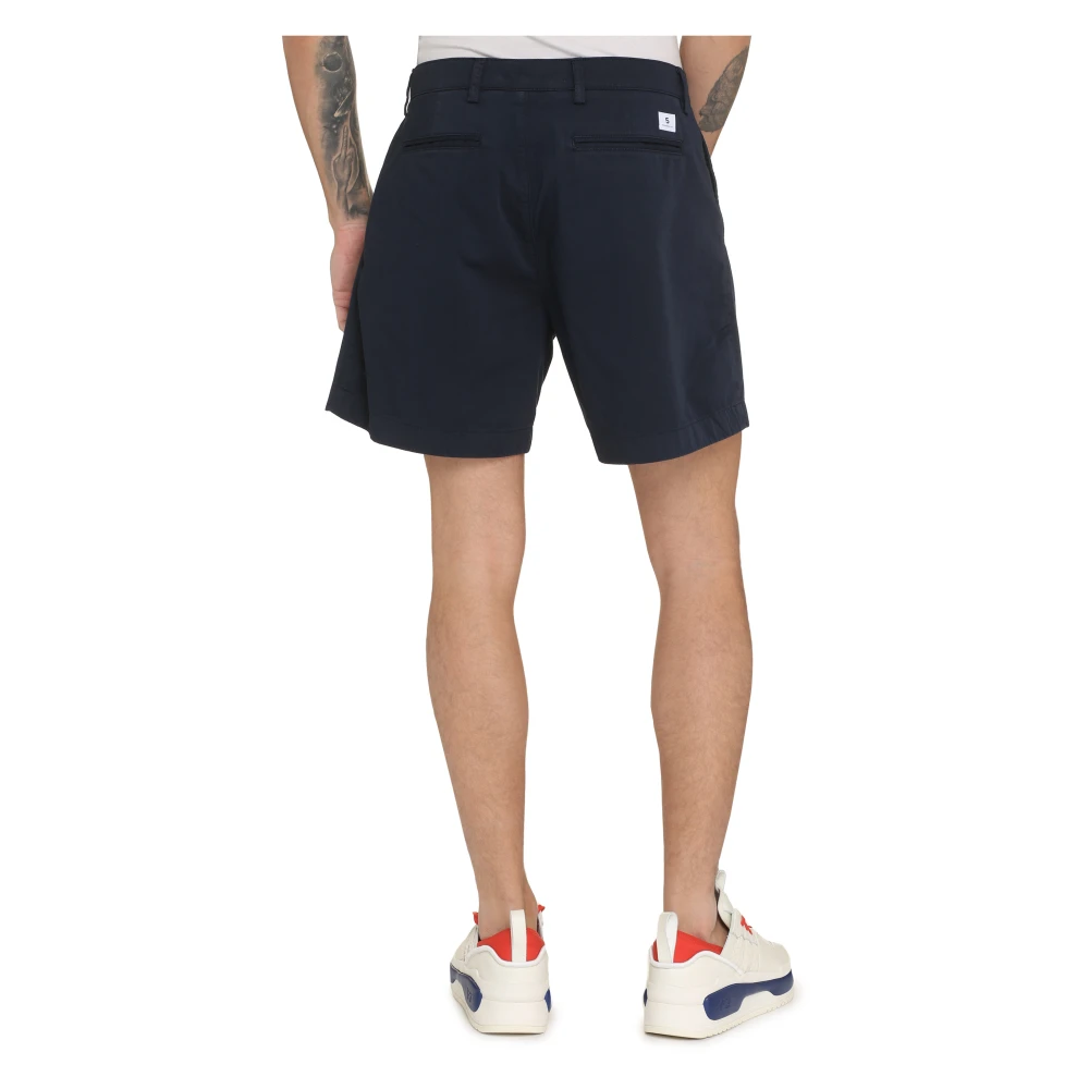 Department Five Katoenen Bermuda Shorts met Zakken Blue Heren