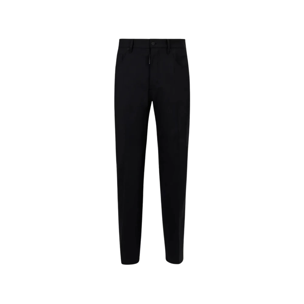 Dsquared2 Trousers 5 Pockets - Male - Suit Trousers - Black - L - Trousers