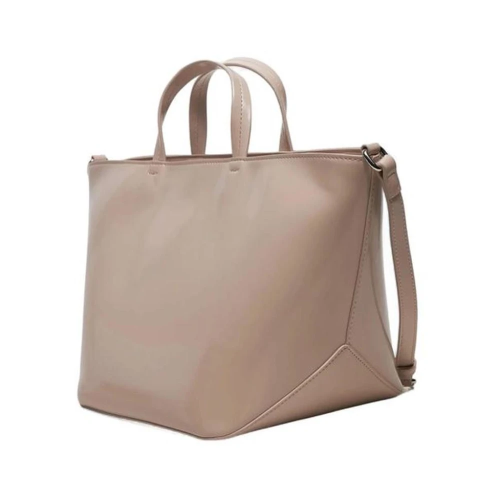Tommy Hilfiger Moderne Polyurethaan Handtas Dames Collectie Pink Dames