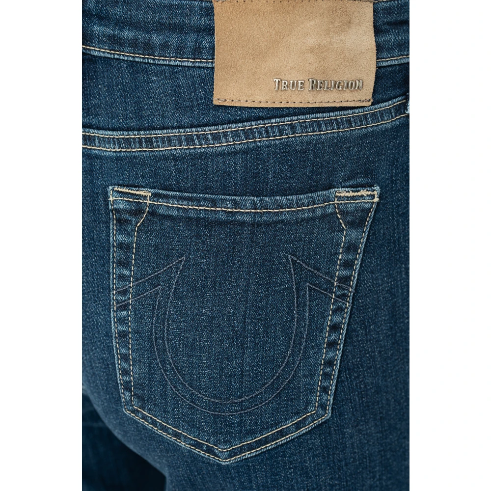 True Religion Flare Jeans Mija Button-Fly Flare Blue Dames