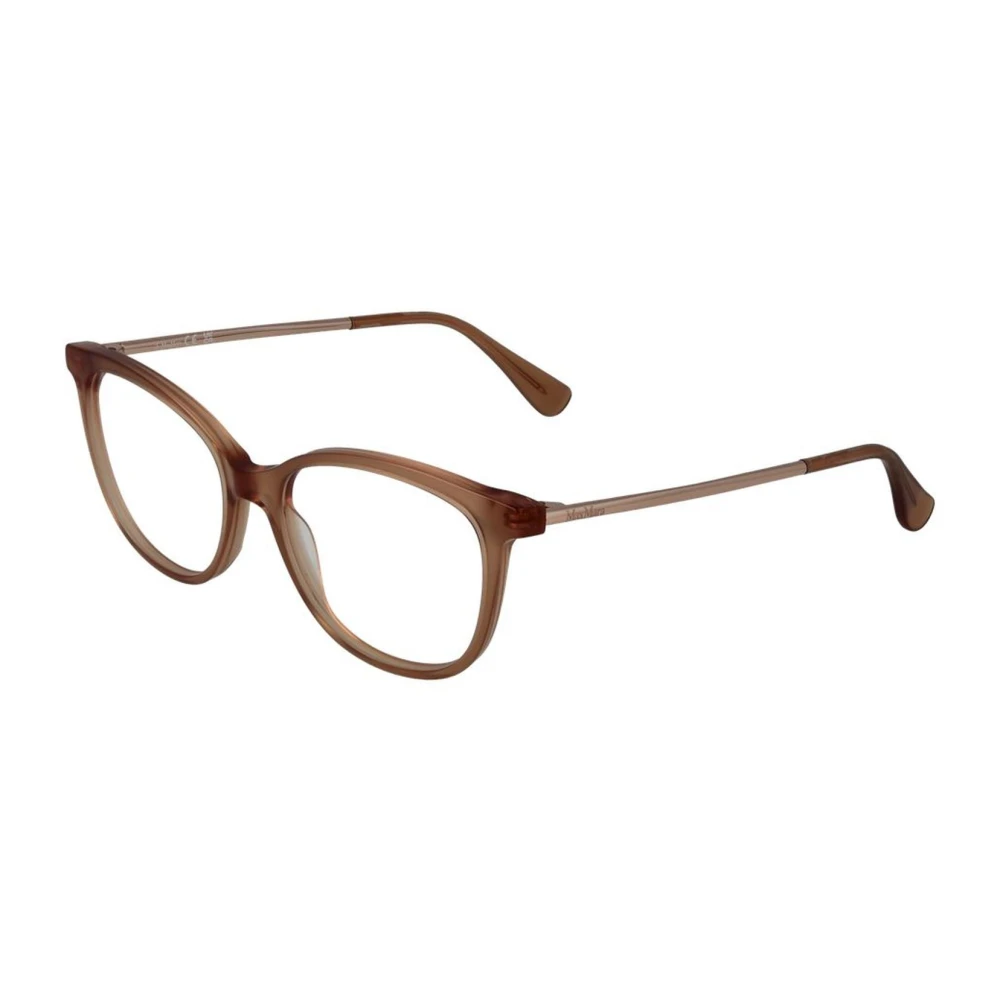 Max Mara Bruine Butterfly Acetaat Optische Frames Brown Dames