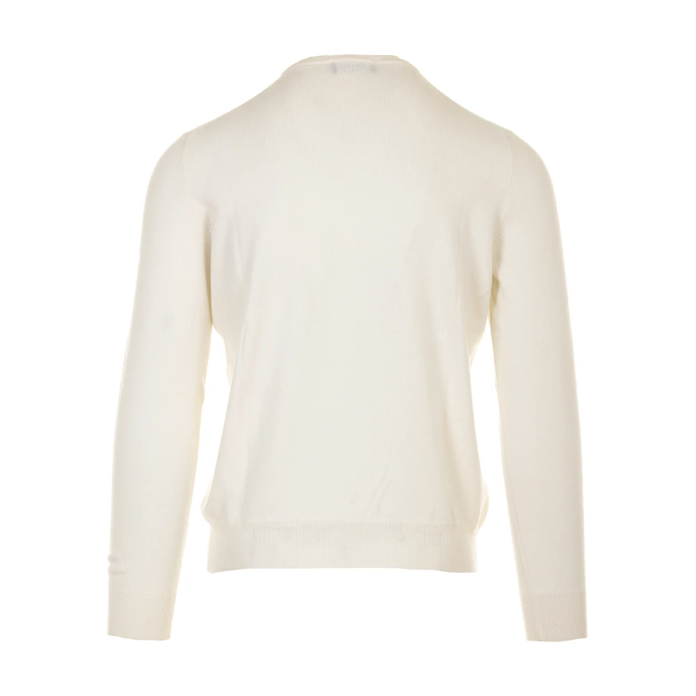 Gran Sasso Witte Sweater Paricollo White Heren