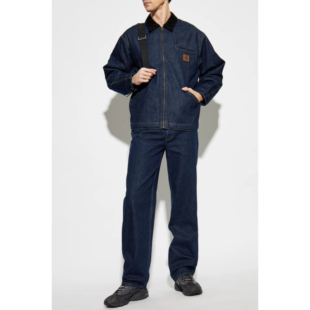 Carhartt WIP Denim jack OG Detroit Blue Heren