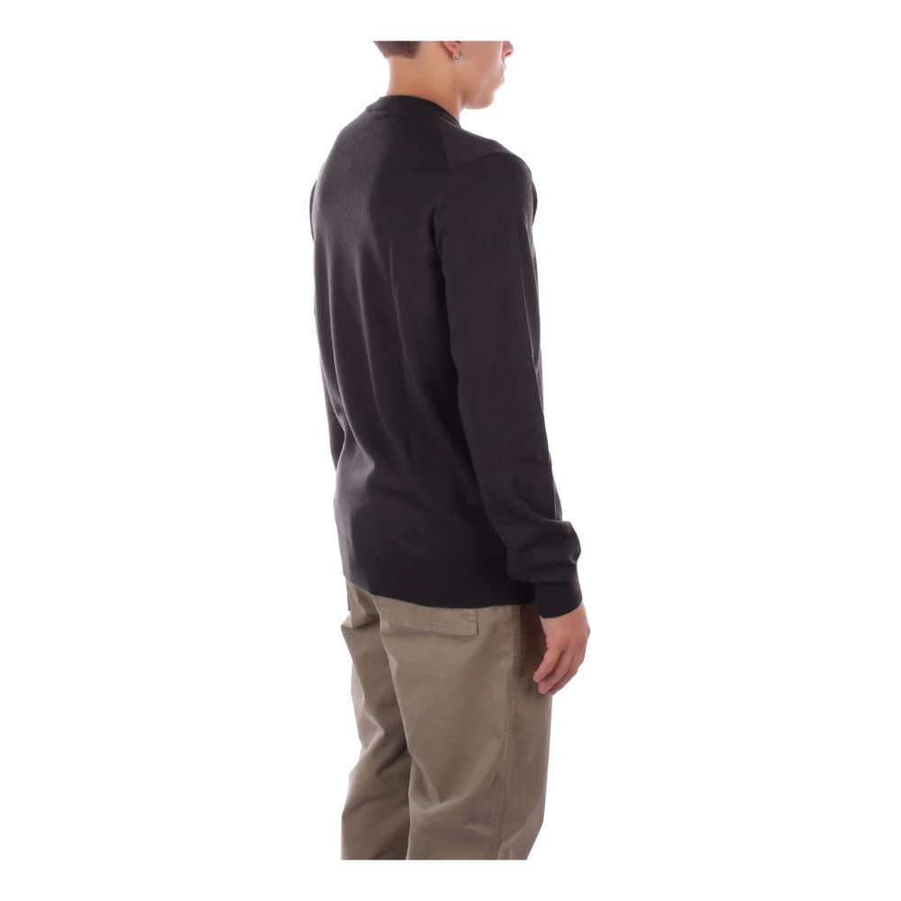 Lacoste Groene Logo Trui Merinowol Green Heren