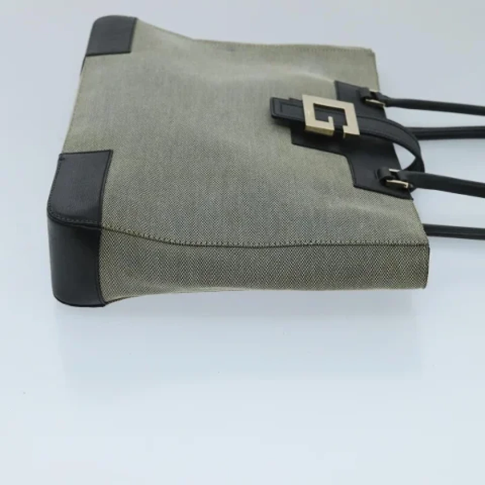 Gucci Vintage Pre-owned Canvas gucci-bags Gray Dames