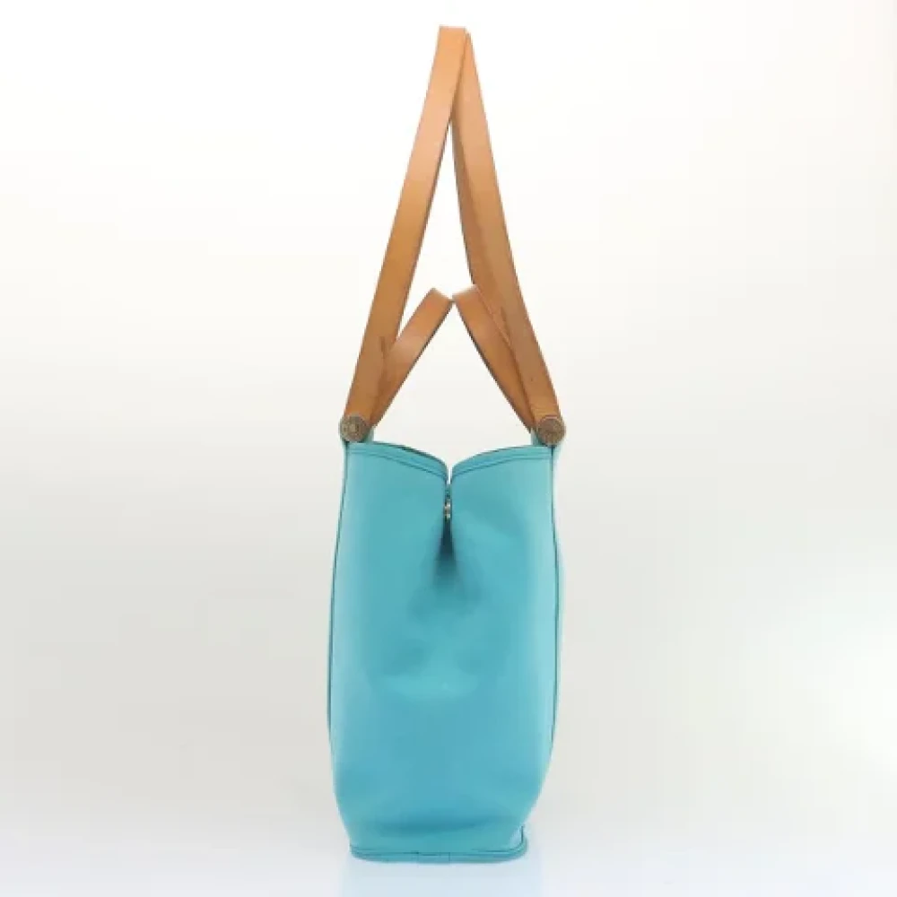 Hermès Vintage Pre-owned Canvas handbags Blue Dames