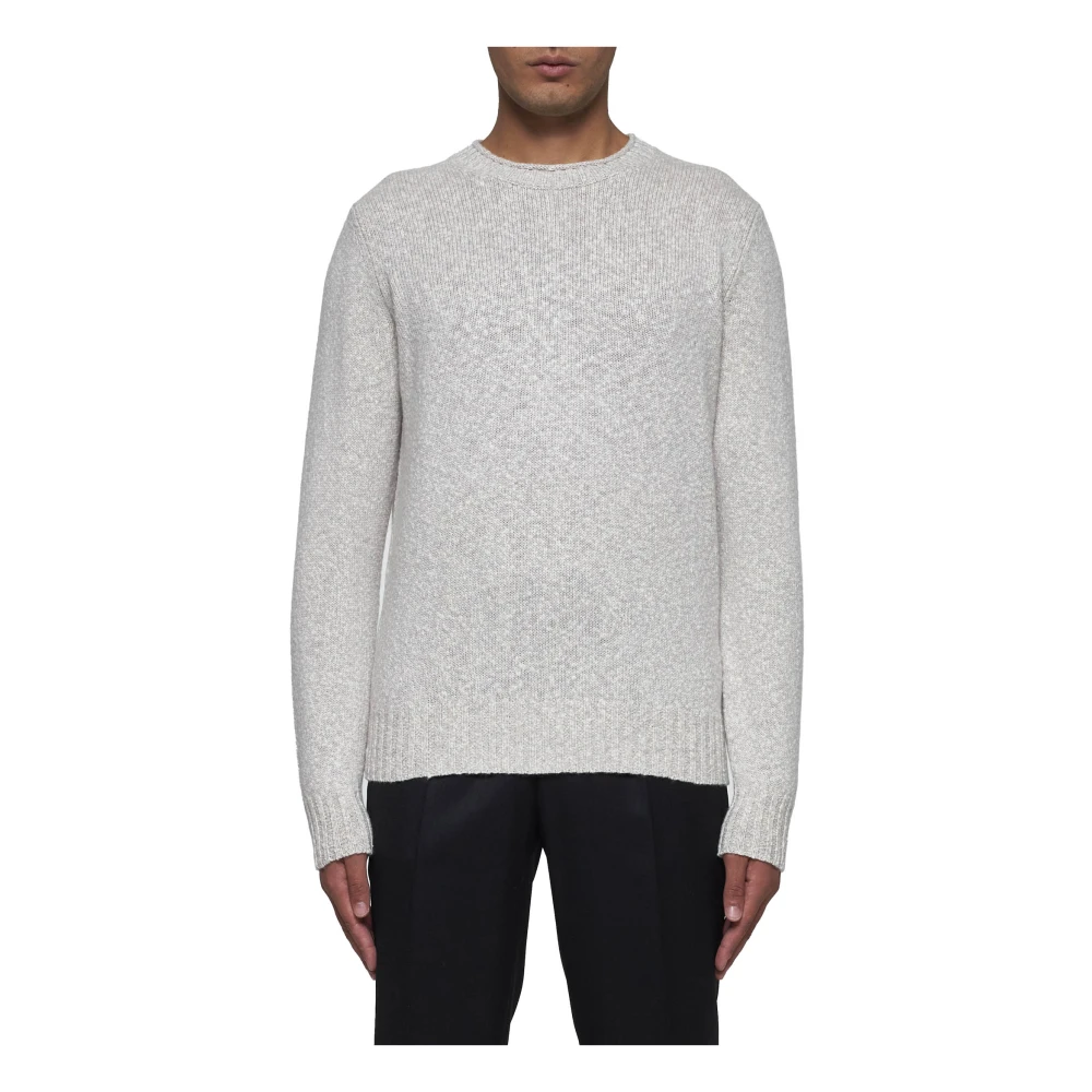 BRUNELLO CUCINELLI Luxe Gebreide Collectie Gray Heren
