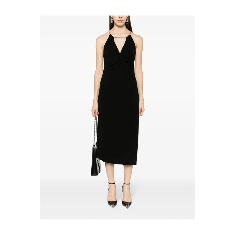 Givenchy Elegante Midi Jurk Black Dames
