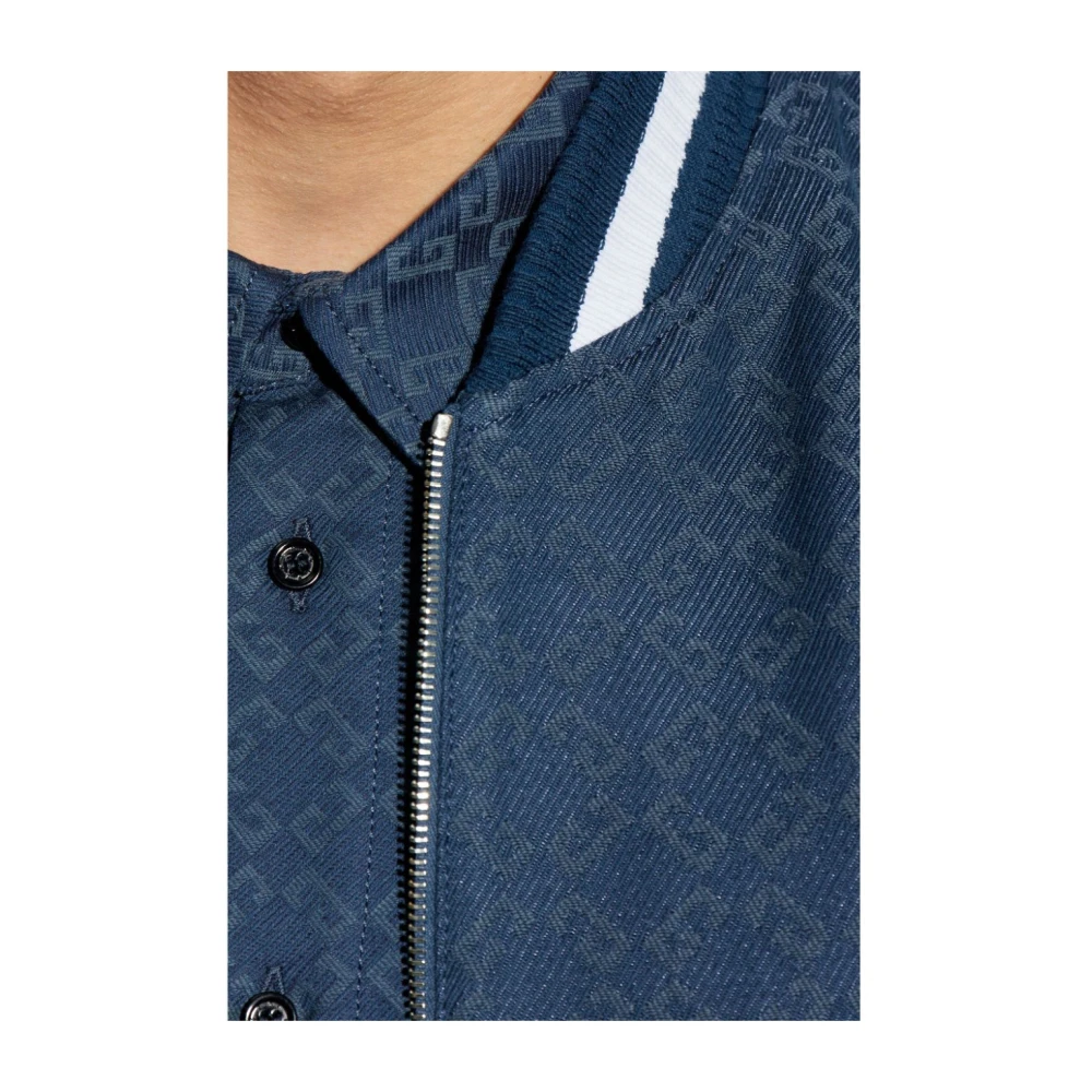 Givenchy Blauwe Parka Jas Blue Heren