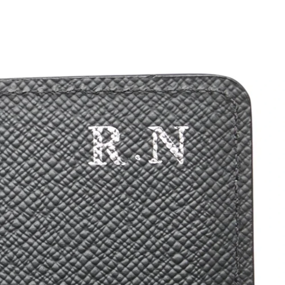 Louis Vuitton Vintage Pre-owned Leather wallets Black Heren