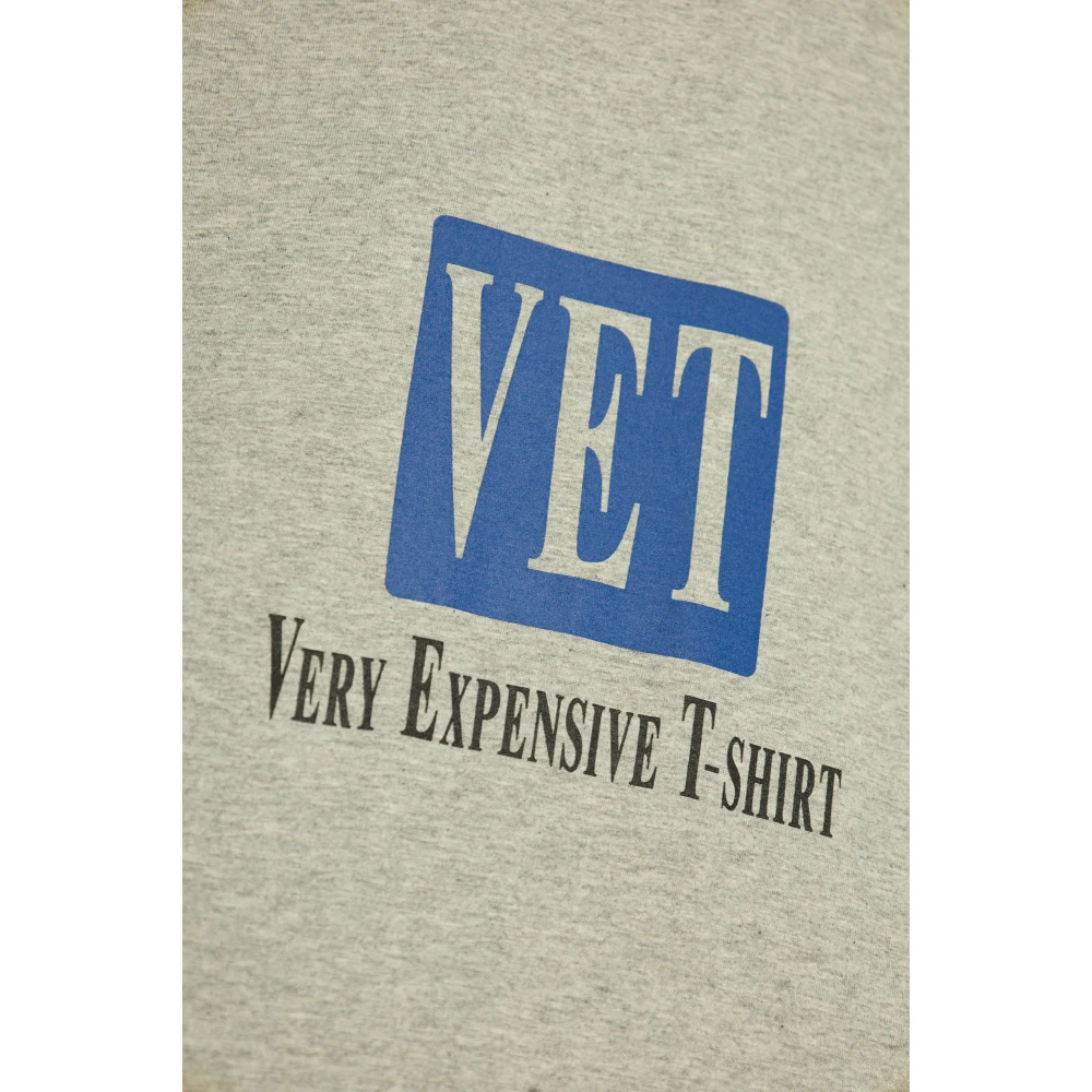 Vetements T-shirt met print Gray Heren