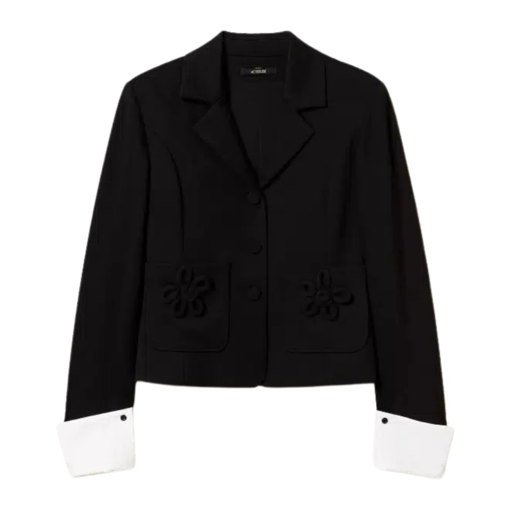 Twinset Zwart Jasje Set Black Dames