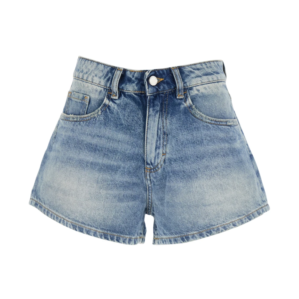 Icon Denim Kvinno Blå Shorts Dam, W24, Denim, Denimshorts