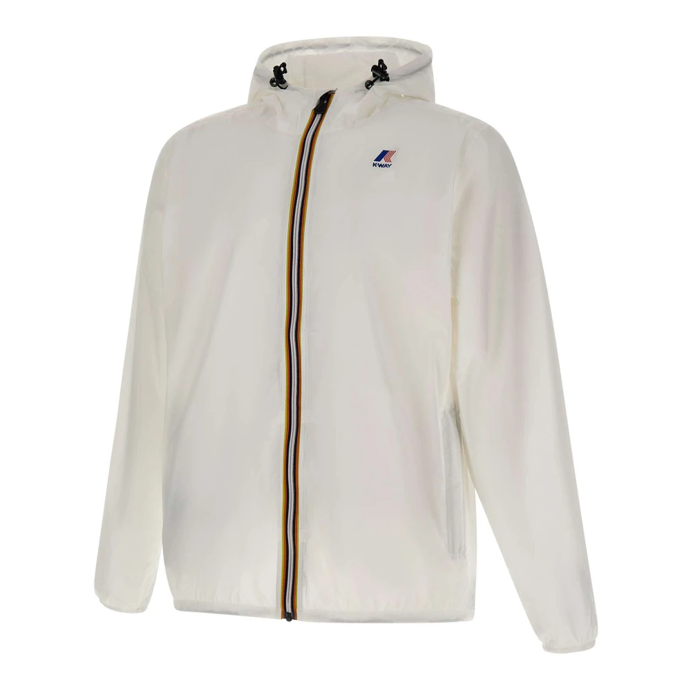 K-Way Le Vrai 4.0 Claude Jacket - Male - Light Jackets - White - Xs - Jackets