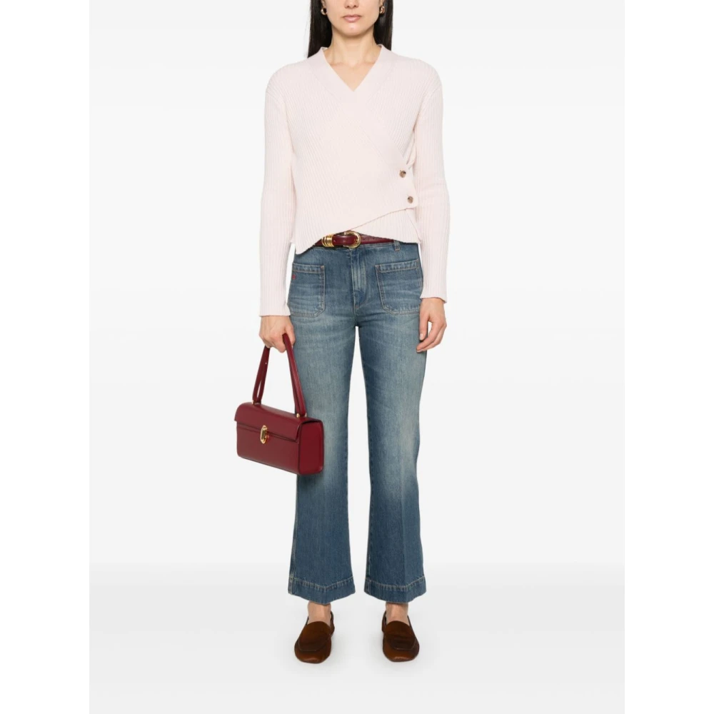 Victoria Beckham Blauwe Jeans voor Vrouwen Blue Dames
