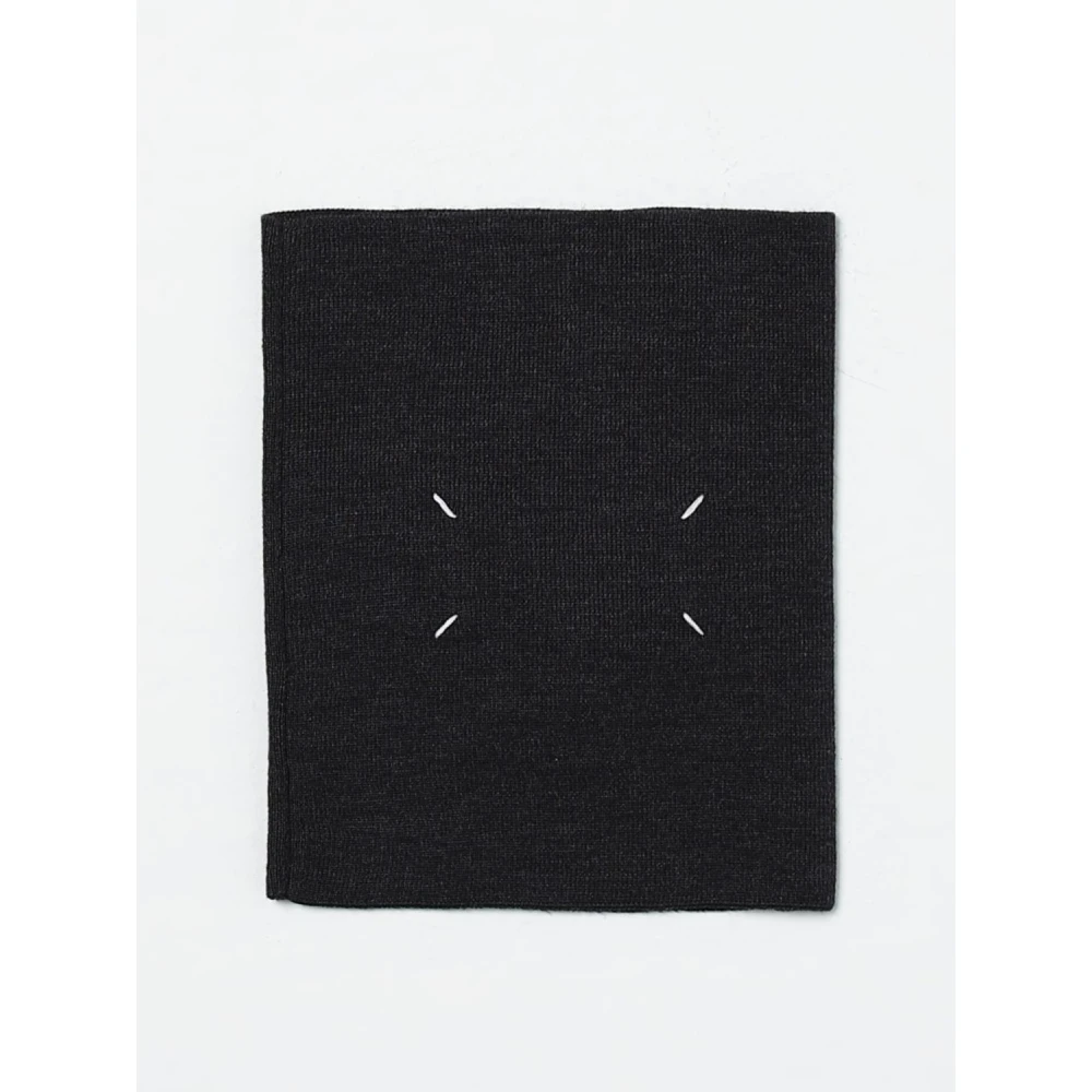 Maison Margiela Zwarte Sjaal Collectie Black Heren