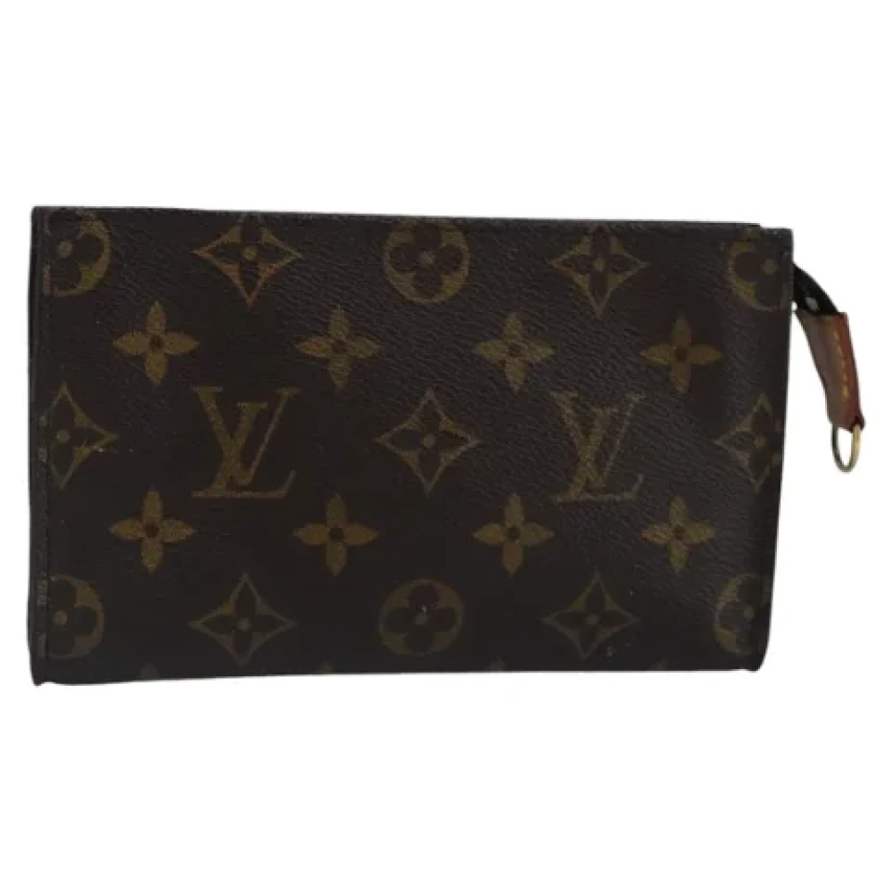 Louis Vuitton Vintage Pre-owned Canvas pouches Brown Dames