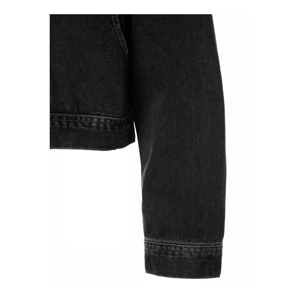 Carhartt WIP Denim jack met relaxte pasvorm Gray Dames