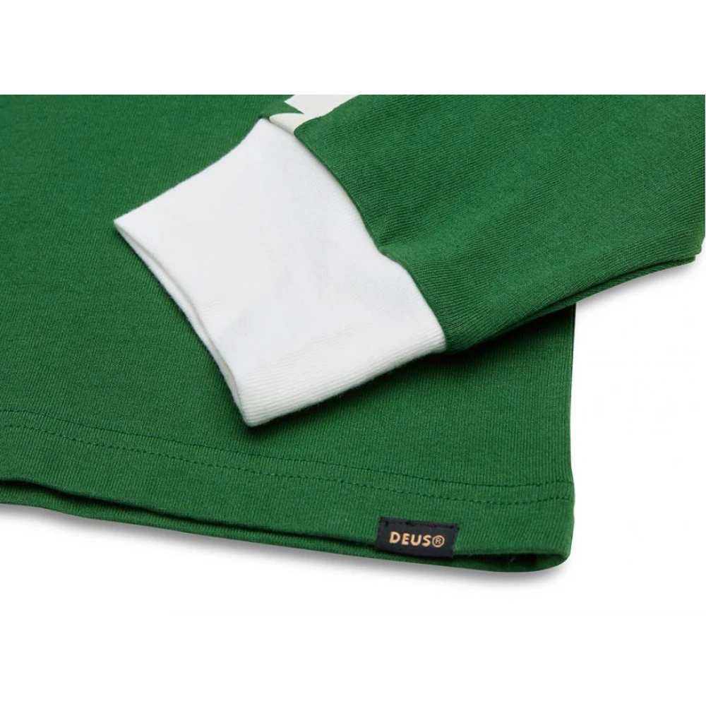 Deus Ex Machina Groene Longsleeve Tee Boxy Fit Green Heren