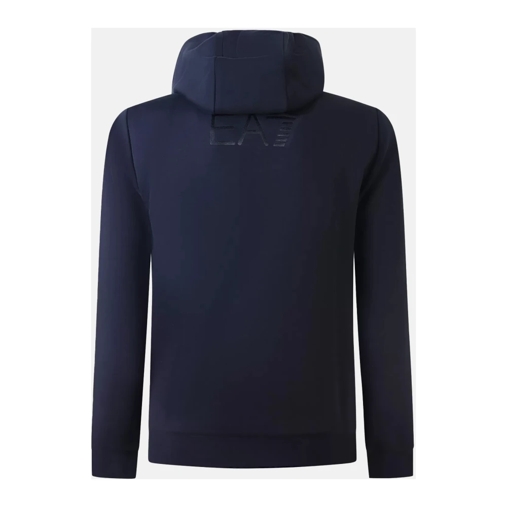 Emporio Armani EA7 Stijlvolle Sweatshirt voor Mannen Blue Heren