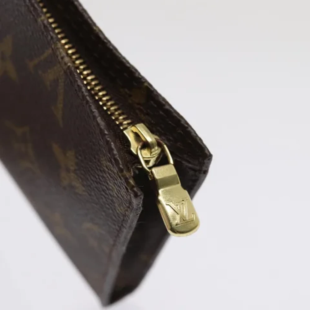 Louis Vuitton Vintage Pre-owned Canvas pouches Brown Dames